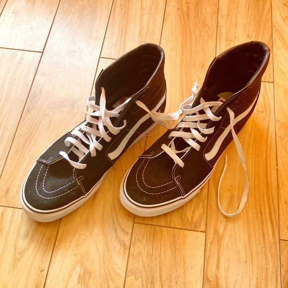 Vans Black High Tops 13 - Picture 3 of 7